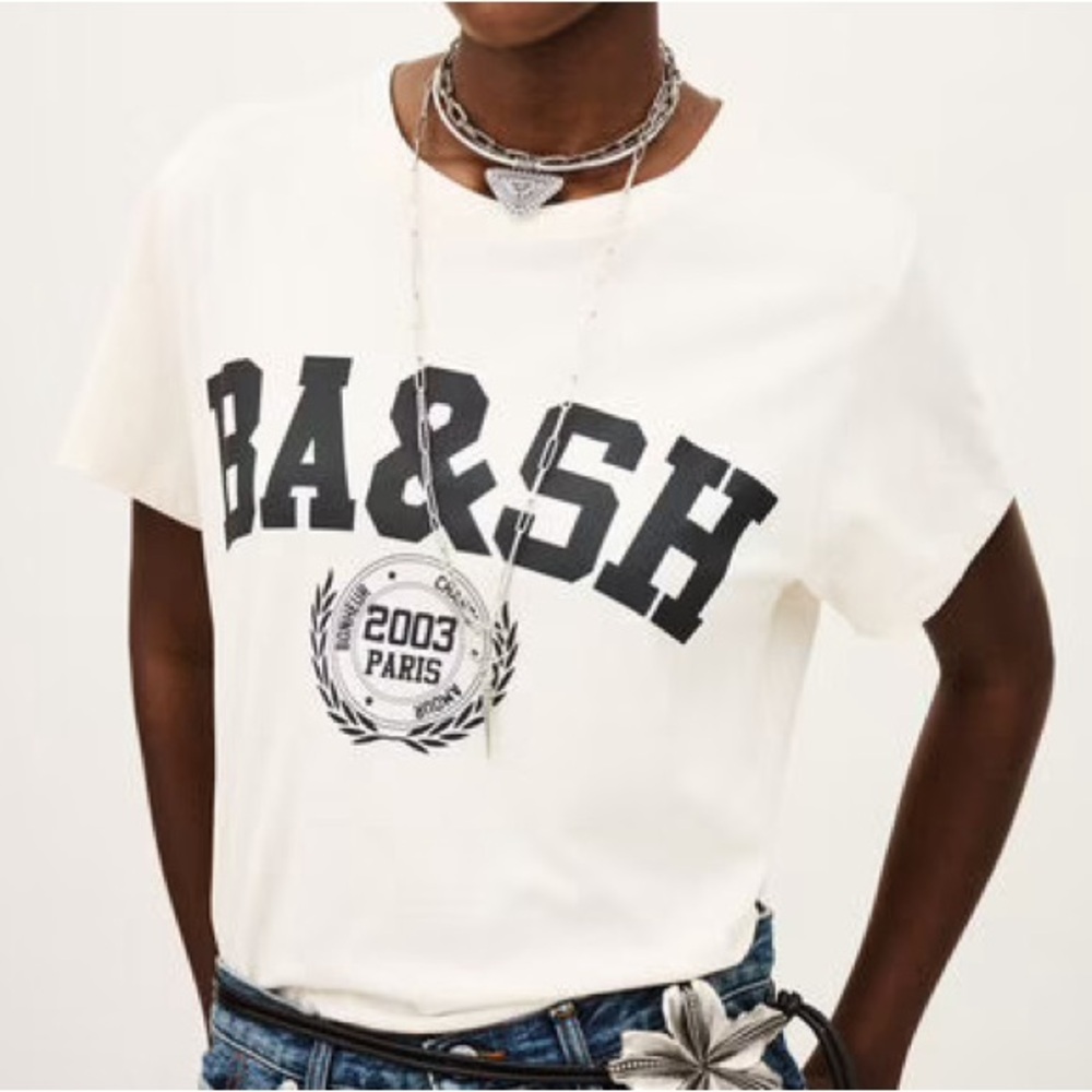 BA&SH | NWT! Ioni Logo Tee Size: Small
